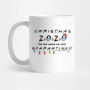 Christmas Light 2020 The One Where We Were Quarantined T-shirt, Christmas 2020 Shirt, Christmas 2020 Quarantined Mug